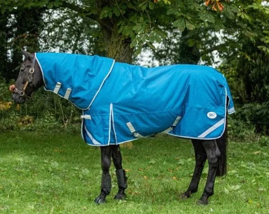 50g Lightweight Horse Turnout Rug - Dual Use - Turquoise - Swish Equestrian Ireland