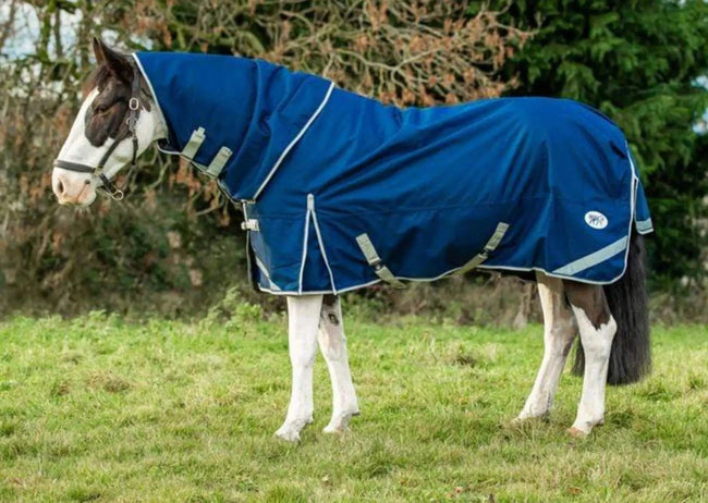 200g middleweight Horse Turnout Rug - Dual Use - Navy - Swish Equestrian Ireland