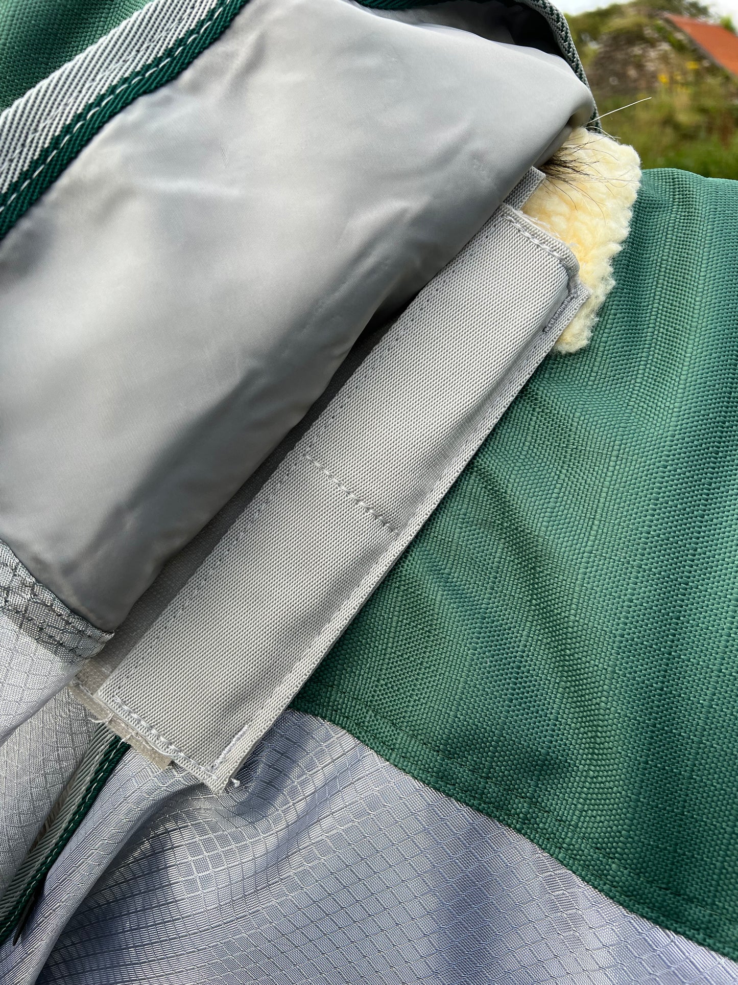 Couverture combinée FLY pour chevaux - Double usage - Verte