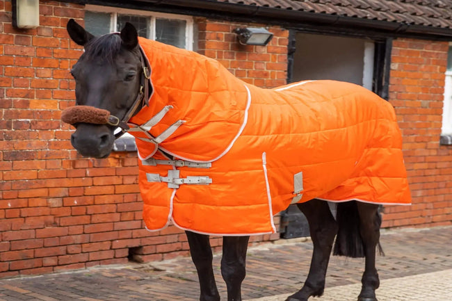 50g Lightweight Horse Stable Rug - Orange - Swish Equestrian Ireland