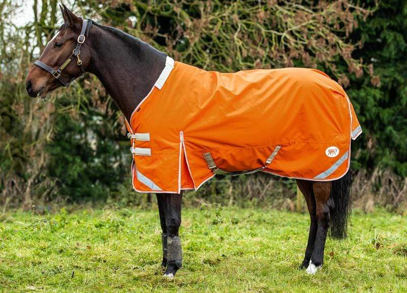 50g Lightweight Horse Turnout Rug - Dual Use - Orange