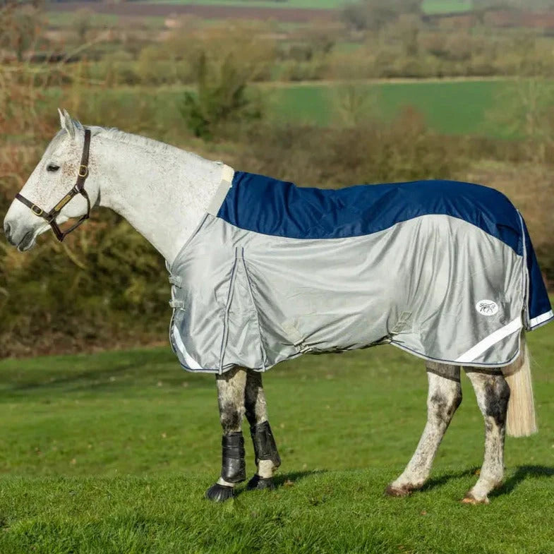 FLY Turnout Mesh Combination Rug - Dual Use - Navy - Swish Equestrian Ireland