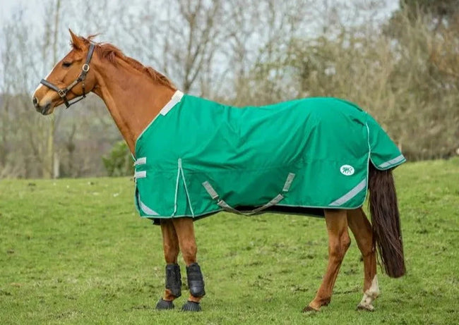 200g Medium Weight Horse Turnout Rug - Dual Use - Green - Swish Equestrian Ireland