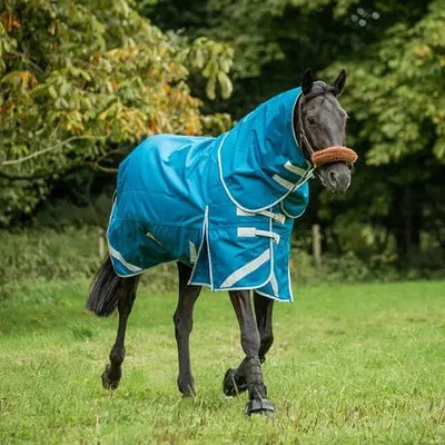 50g Lightweight Horse Turnout Rug - Dual Use - Turquoise - Swish Equestrian Ireland