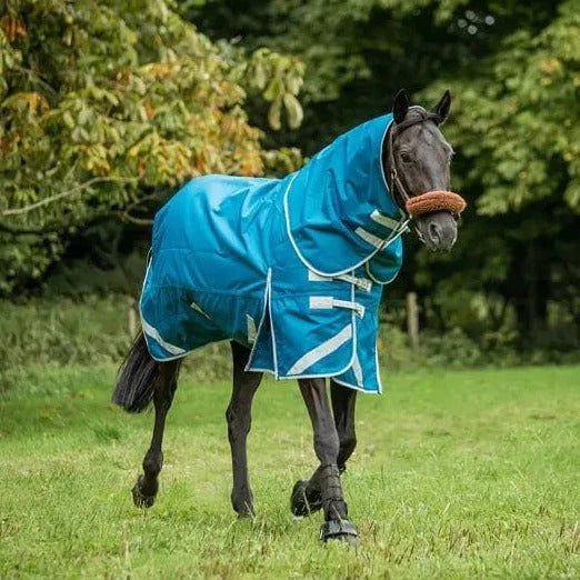 50g Lightweight Horse Turnout Rug - Dual Use - Turquoise - Swish Equestrian Ireland