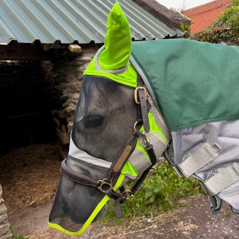 Fly Mask Hi-Viz Yellow