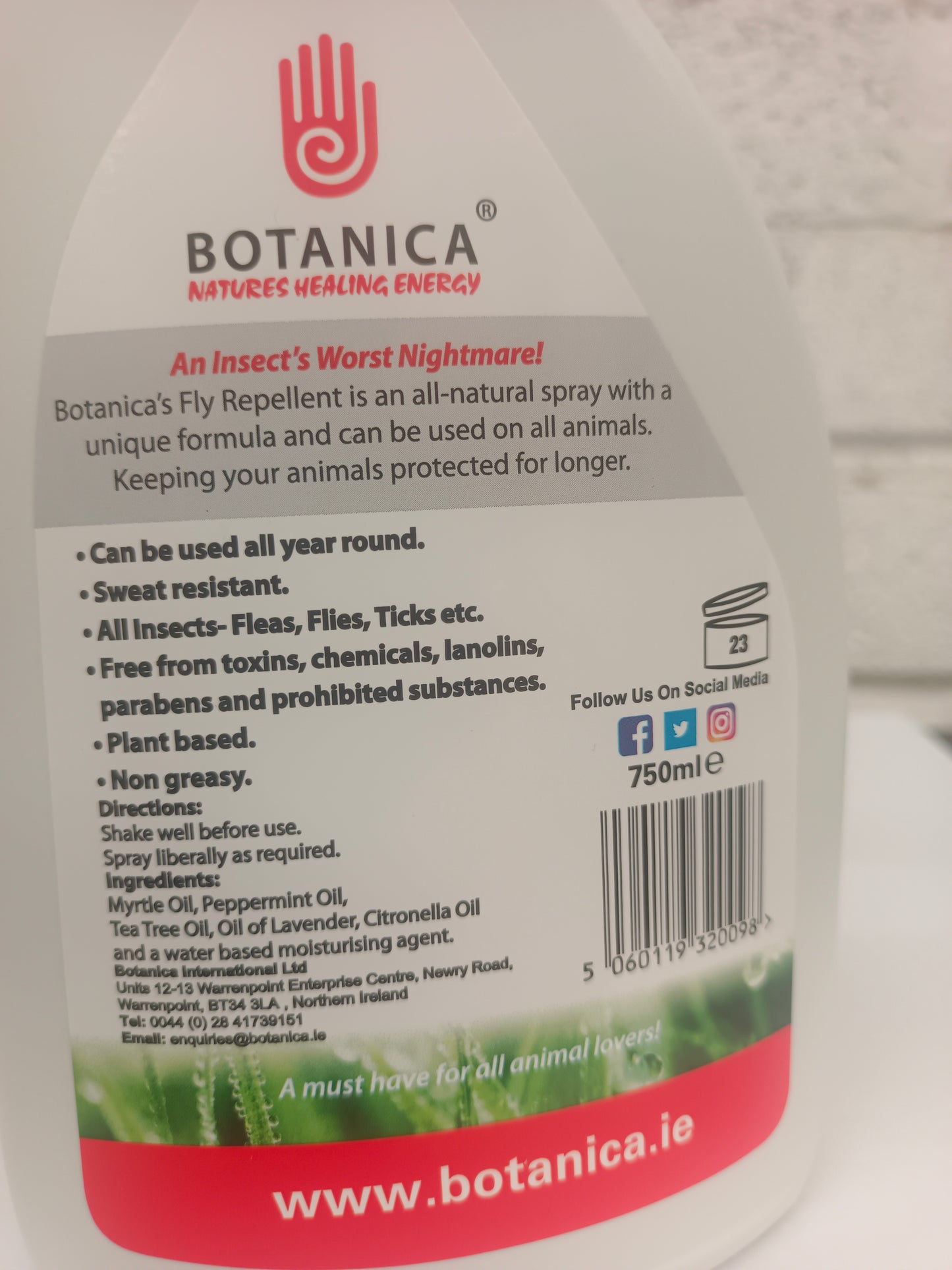 Botanica Fly Spray 750ml