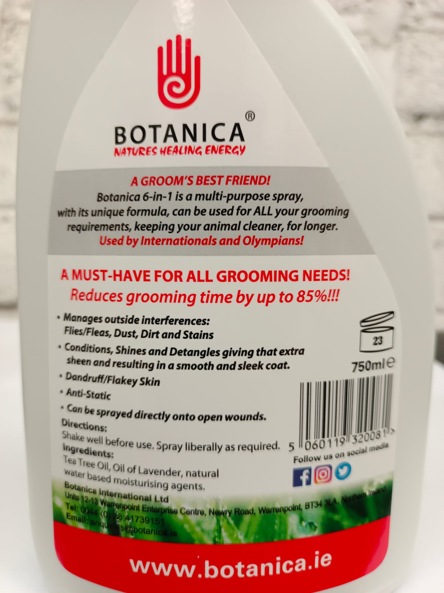 Botanica Mane & Tail 750ml