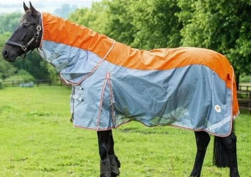 FLY Turnout Combination Horse Rug - Dual Use - Orange - Swish Equestrian Ireland