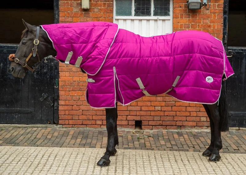 200g Medium Weight Horse Stable Rug - Mulberry - Swish Equestrian Ireland