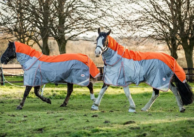 FLY Turnout Combination Horse Rug - Dual Use - Orange - Swish Equestrian Ireland