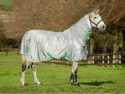 Mesh Horse Fly Rug - Dual Use Green/Grey - Swish Equestrian Ireland